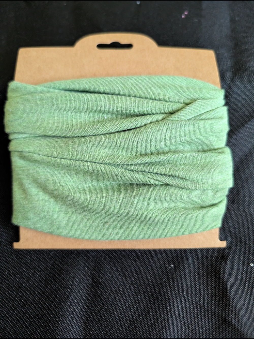 Hand Crafted Light Green Bohemian Headband